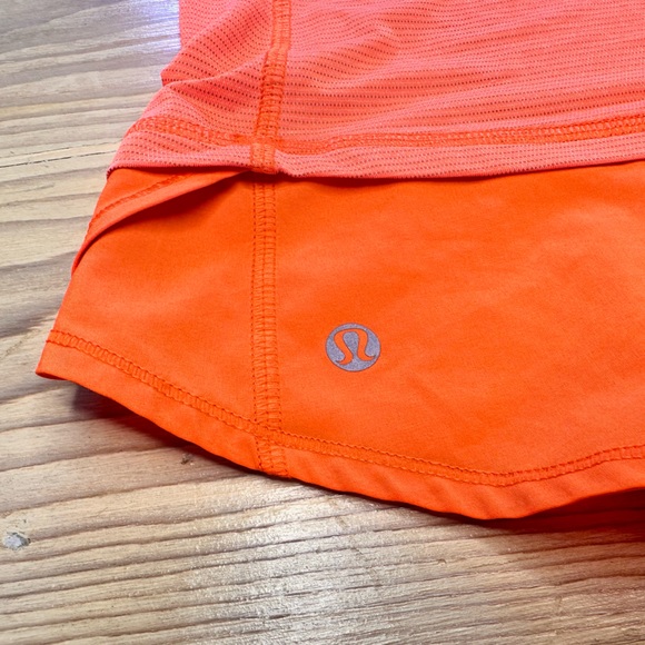 🔥 Lululemon Orange Tee US 8 - Picture 2 of 5